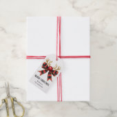 Étiquettes-cadeau Joyeux Noël Fête (Avec de la ficelle)