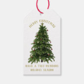 Étiquettes-cadeau Joyeux Noël Fête (Devant)