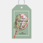 Étiquettes-cadeau Joyeux Noël Fleur Tropicale  (Devant)