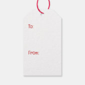 Étiquettes-cadeau Joyeux Noël Goldendoodle Chiens (Dos)