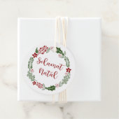 Étiquettes Cadeau Joyeux Noël indonésien, coutume (En situation)