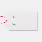 Étiquettes-cadeau Joyeux Noël Labrador Retriever Dogs (Dos (Horizontal))