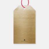 Étiquettes-cadeau Joyeux Noël Léopard (Dos)