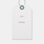 Étiquettes-cadeau Joyeux Noël Lettres-Cadeaux (Dos)