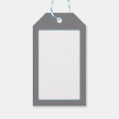 Étiquettes-cadeau Joyeux Noël moderne Style de vacances photo (Dos)