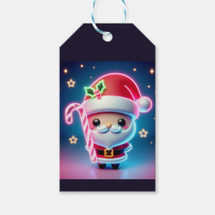 Étiquettes-cadeau Joyeux Noël Père Noël Candy