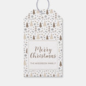 Étiquettes-cadeau Joyeux Noël personnalisé (Dos)