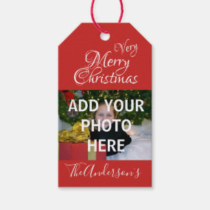 Étiquettes-cadeau Joyeux Noël photo