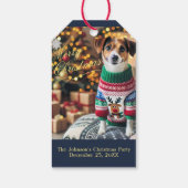 Étiquettes-cadeau Joyeux Noël photo (Dos)