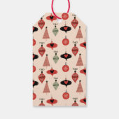 Étiquettes-cadeau Joyeux Noël Photo Mid Century Moderne (Dos)