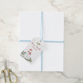 Étiquettes-cadeau Joyeux Noël Snowman (Avec de laficelle)