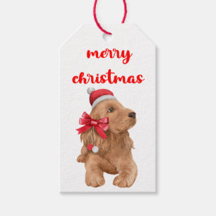 Étiquettes-cadeau Joyeux Noël Toutou