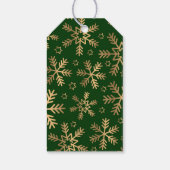 Étiquettes-cadeau Joyeux Noël Vert Simple (Dos)