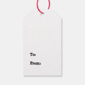 Étiquettes-cadeau Joyeux Noël Whimsman (Dos)