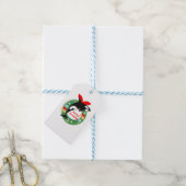 Étiquettes-cadeau joyeux orque de noël (Avec de laficelle)