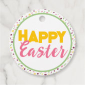 Étiquettes Cadeau Joyeux Pâques. (Devant)