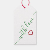 Étiquettes-cadeau Joyeux Pine Tree Vacances (Dos)