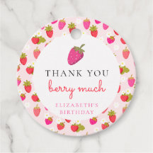Joyeux Premier Anniversaire Doux Fraise Fille Mign