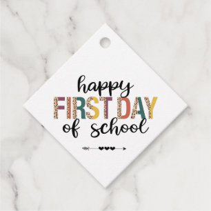 Étiquettes Cadeau Joyeux premier jour d'école