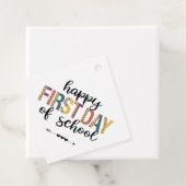 Étiquettes Cadeau Joyeux premier jour d'école (En situation)