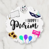 Étiquettes Cadeau Joyeux Purim (Dos)