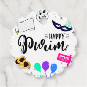 Étiquettes Cadeau Joyeux Purim (Devant)