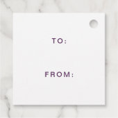 Étiquettes Cadeau Joyeux Purim Gragger (Dos)