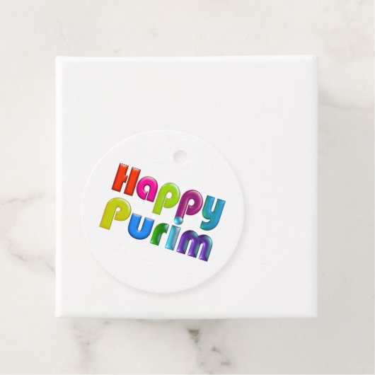 Étiquettes Cadeau Joyeux Purim Happy Tag (En situation)