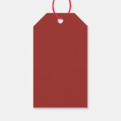 Étiquettes-cadeau Joyeux rennes de Noël avec Mistletoe (Dos)