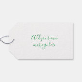 Étiquettes-cadeau Joyeux retraite vert jardinage welly boot (Dos (Horizontal))