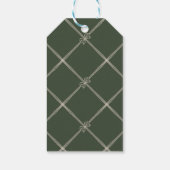 Étiquettes-cadeau Joyeux Script Élégant Chic Bow de Noël À et de (Dos)