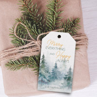 Joyeux Tout Toujours Heureux Arbres d'Hiver
