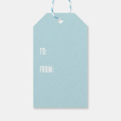 Étiquettes-cadeau Joyeux Vacances Chiens Construire Un Snowman (Dos)