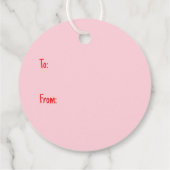 Étiquettes Cadeau Joyeux Valentines Day Chiens Dobermann (Dos)