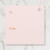 Étiquettes Cadeau Joyeux Valentines Day Goldendoodle Dogs (Dos)