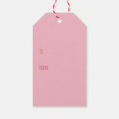 Étiquettes-cadeau Joyeux Valentines Jour Corgi Chien (Dos)