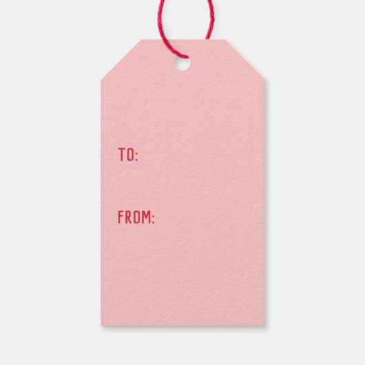 Étiquettes-cadeau Joyeux Valentines Jour Pickup Camion Aimer Chiens (Dos)