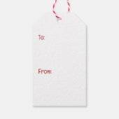 Étiquettes-cadeau Joyeux Yorkshire Terrier Chiens de Noël (Dos)