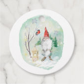 Étiquettes Cadeau Julskandinaviska Gnome (Devant)