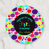 Étiquettes Cadeau Jump/Trampoline Anniversaire (Devant)