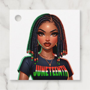 Étiquettes Cadeau Junet1 Afrocentric