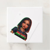 Étiquettes Cadeau Junet1 Afrocentric (En situation)