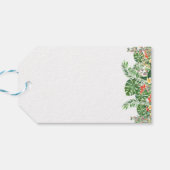 Étiquettes-cadeau Jungle tropicale Bébés animaux (Dos Horizontal)