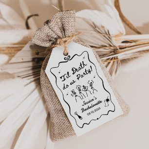 Étiquettes-cadeau Jusqu'à ce que la mort nous sépare Enterrement de