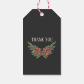 Étiquettes-cadeau Jusqu'à la mort nous séparons rose squelette maria (Dos)