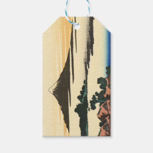 Étiquettes-cadeau Katsushika Hokusai Dawn dans la province de Kai