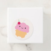 Étiquettes Cadeau Kawaii Cupcake (En situation)