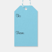 Étiquettes-cadeau Kayaking aux îles Virgin (Dos)