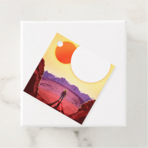 Étiquettes Cadeau Kepler Space Voyage Destination Planète Aventure