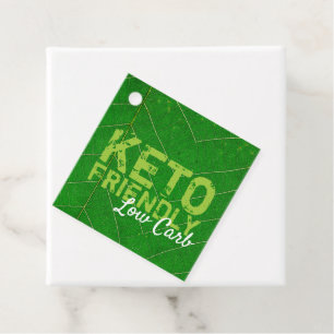 Étiquettes Cadeau Keto Friendly Low Carb